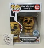 Five Nights at Freddy's 10th Anniversary #1033 Withered Golden Freddy FUNKO Pop!