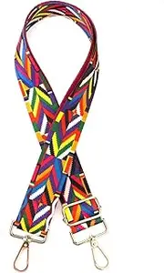 LUTDK Wide Shoulder Strap - Adjustable Replacement Crossbody Shoulder Strap Carrying Strap Carrying Strap Shoulder Strap for Bag Luggage (Colorful)
