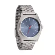Nixon "Time Teller" Watch (Light Gunmetal/Dusty Blue) Stainless Steel Watch
