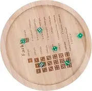 HOOTNEE Minimalist Wooden Dice Tray Dice Storage for Board Games Design Easy to Clean Perfect for Game Nights