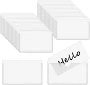 Clear Self Adhesive Label Pockets, 50 PCS Adhesive Label Holder Shelf Tag Organi