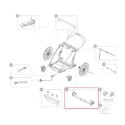 Thule Axle Rear Disc Brake Hinterachsbremse for Thule Chariot Sports