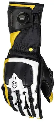 Knox Handroid MK V, gloves , color: Black/White/Yellow , size: XXL
