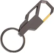 [Healeved] Practical Belt Clip Keychain Durable Metal Keyring for Keys Fashionable Key Holder with Detachable Ring Versatile Accessory for Everyday Use