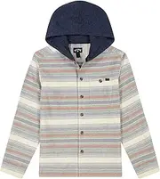 [BILLABONG] Boys' Long Sleeve Button-Down Flannel Shirt