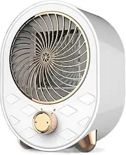 Space Heater Indoor Space Heater Portable Electric Heater with Thermostat Quiet Ceramic Heater Winter Patio Heater Suitable for Office Desktop Indoor Use Electric Heater (Color : White, Size : U-S-X