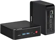 Beelink Mini PC SER5 MAX, AMD Ryzen 7 6800U(8C/16T, up to 4.7GHz) 32GB LPDDR5 RAM 1TB PCIe4.0 SSD Mini Computer, 4K Triple-Display HDMI/DP/Type-C, WiFi 6, Bluetooth 5.2, 1000M LAN