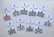 Teacher Made Math Learning Center Education Resource Game Counting Numbers 1-10