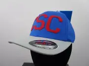Youth Columbia Classic CSC Portland Ave Logo Flexfit Ball Cap Hat - Super Blue