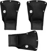 Fulasun 3Pcs Hatchet Sheath Nylon Axe Head Cover Portable Hatchet Blade Protector Heavy Duty Axe Head Case Hatchet Cover for Outdoor Camping and Work 16x10.6x6cm Fulasun(black)