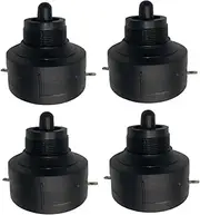 ULTECHNOVO 4PCS Auto Tweeter Horn Replacement Piezoelectric Loudspeaker for Car Audio System Easy Installation High Pitched Crisp Sound Compact Design Reliable Performance