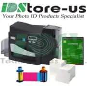 FARGO DTC4500e Single Side Photo ID Card Printer Bundle