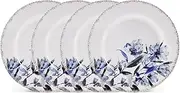 Mikasa Kaia Floral Bone China Salad Plates, Set of 4, 9 Inch