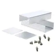 Extruded Aluminum Box Electronic Project Enclosure for PCB Board 3.94x1.81x1.for