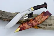 Genuine Gurkha Kukri Knife - 10.1/4" Blade Chainpure Village Wooden Handle Kukri