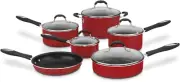 55-11R Advantage Nonstick 11-Piece Cookware Set, Red