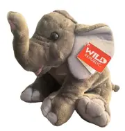 Wild Republic Cuddlekins Baby AFRICAN ELEPHANT Plush Soft Cuddly 8” NEW NWT