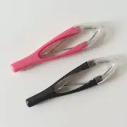 Eyebrow Tweezers Slant Tip Trimming Grooming Stainless Steel Automatic