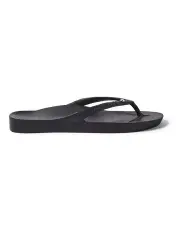 [Archies] Arch Support Thongs in Crystal Black