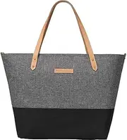 Petunia Pickle Bottom Downtown Tote, Graphite/black