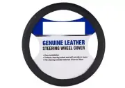 Ssangyong Korando Kyron Musso - Genuine Leather Steering Wheel Cover 37-38cm