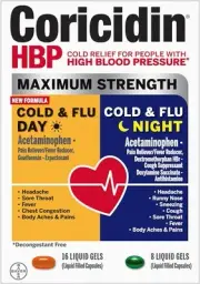 Coricidin HBP, Decongestant-Free Cold Symptom Relief for People with High Blood