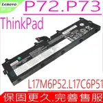 LENOVO L17M6P52 聯想 電池適用 THINKPAD P72 20MB,P73 20QR L17C6P51 SB10K97636 01AV497 01AV498 SB10K97637