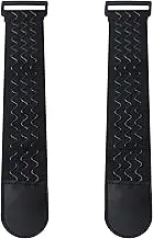 pson 2Pcs 2" x 12" Reusable Cinch Straps, Multipurpose Hook and Loop Fasteners for Cable Management, Bundling & Securing Items(Black)