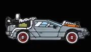 Back to the Future Enamel Pin - DeLorean - Australian Stock free shipping.