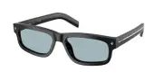 PRADA PR B11S 16K60P Black Blue Vintage 57 mm Men's Sunglasses