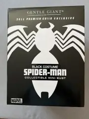 Gentle Giant Premier Guild Exclusive Black Costume Spider-Man Mini Bust #60/300