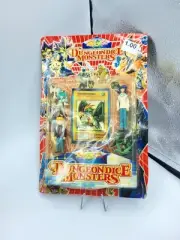 Dungeon Dice Monsters Yu Gi Oh! Holographic Caricature Dragon Card & 4 Figures