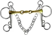 GARENDE Horse Bit Harness Gear Snaffle Bit for Horse Chewing Equestrian Performance