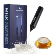 MF05 Rechargeable Milk Frother USB Charging Handheld Foam Maker with Stainles...