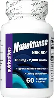 Nattokinase 2,000 Units 60 Capsules. NSK-SD - The Original and Most Studied Nattokinase Brand.