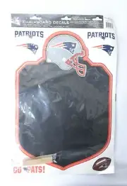 New England Patriots NFL Chalkboard Decals Peel & Stick Wall Chalkboard 11"x17"