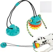 GOKENA Dog Suction Cup Tug Toy, Teeth Cleaning, Interactive, Medium Large Dogs