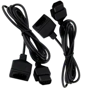 2 x 7 PIN NES Controller Extension Cable 1.8m New Aftermarket Nintendo