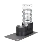 8L Raised Automatic Pet Waterer, Gravity fed Stainless Steel Waterer, 100% BP...