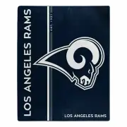 NFL Los Angeles Rams 50x60 Raschel Restructure Throw Heavy Plush Blanket