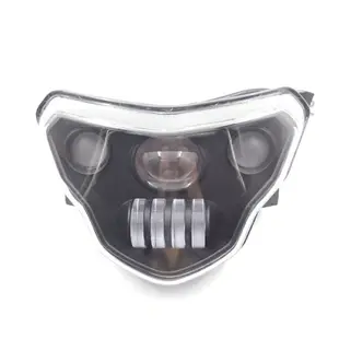 1 件 LED 頭燈總成帶惡魔之眼組裝套件,適用於 BMW G310GS G310R G 310 GS R 310GS