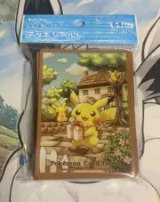 Pokemon Center Tokyo Pikachu Deck Shield- 64 Card Sleeves