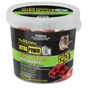 Big Cheese Ultra Power Fast Action Bait Blocks 540g Rat Mouse Control