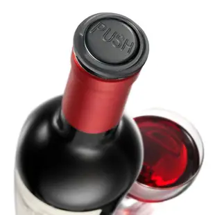 《BarCraft》抽真空器+酒瓶塞2入(黑) | 紅酒塞 真空瓶塞 保鮮瓶塞 葡萄酒塞