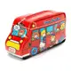 ♥小花花日本精品♥hello kitty凱蒂貓三麗鷗家族圖案巴士造型收納包化妝包筆袋-紅色款 60147707