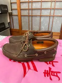 在飛比找Yahoo!奇摩拍賣優惠-「 二手鞋 」 Timberland 女版雷根鞋 36號（咖