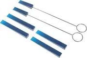 Kisangel 6pcs Rubber Piano Tuning Mutes Kit Durable Sound Stop Tools for Accurate Tuning for Middle and Treble Stops Performance Blue