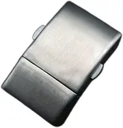 [BGBLKLGPPN] Brushed Metal Strap High-end Buckle Diving Solid All-steel Buckle 19 Mm Stainless Steel Buckle Compatible With Concas Series Strap buckle