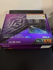 ASRock X870E NOVA WIFI AM5 AMD X870E SATA 6Gb/s ATX Motherboard NEW