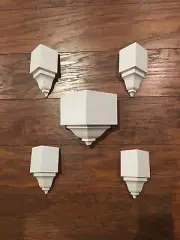Crown Molding Corners 5 Blocks (4) Insides (1) Outside For 4 5/8" Crown!